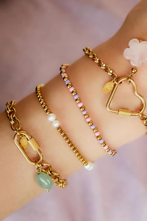 stainless steel bracelet heart  h5 Picture3